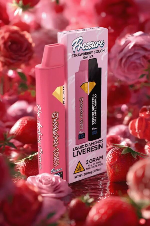 Pressure 2G Disposable Strawberry Cough - Image 2
